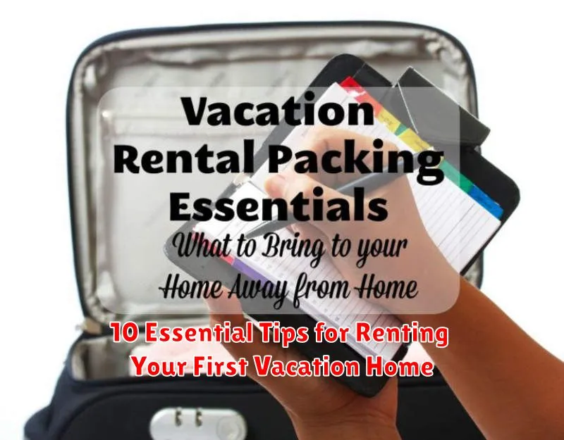 10 Essential Tips for Renting Your First Vacation Home