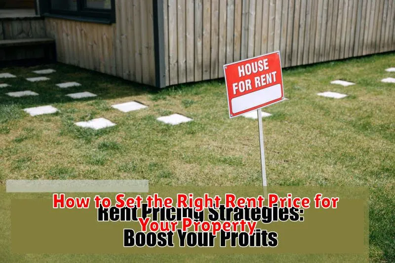 How to Set the Right Rent Price for Your Property